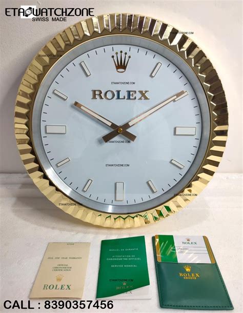 rolex promotional wall clock|Rolex wall clock original.